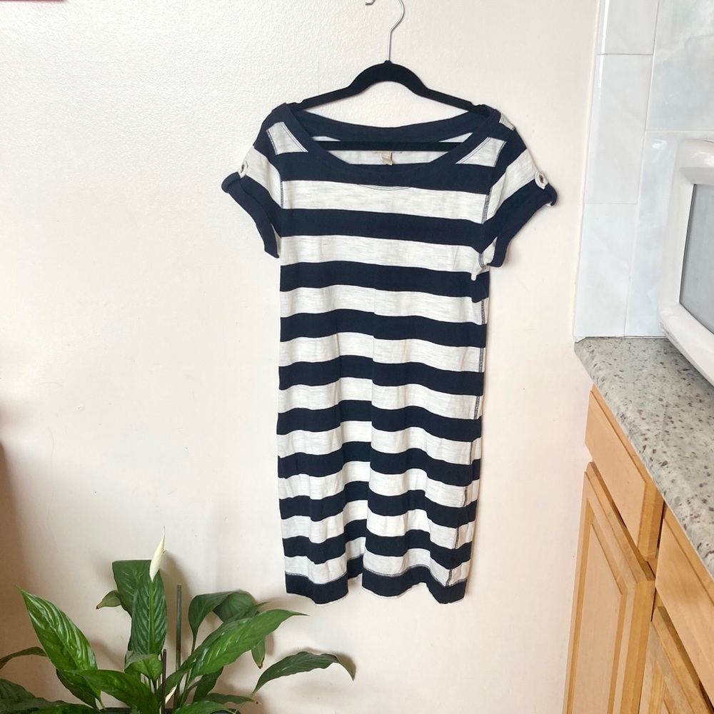 Banana Republic// striped t shirt dress